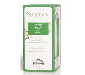 Чай зеленый Green Fusion (Грин Фьюжн), 25 пак., Niktea, фото 1