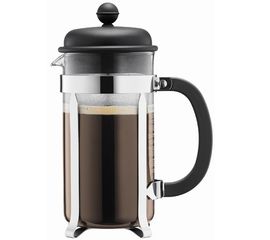 Френч-пресс Caffetteria, 1 л, черный, стекло, Bodum, фото 1