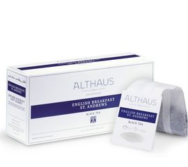 Чай черный для чайника English Breakfast St. Andrews (Инглиш Брэкфаст Сент Эндрюс), 20 пак., Grand Packs, Althaus, фото 1