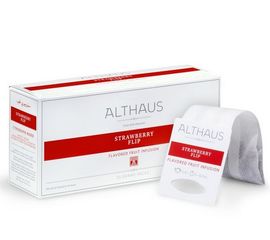 Чай фруктовый для чайника Strawberry Flip (Строберри Флип), 20 пак., Grand Packs, Althaus, фото 1