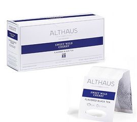 Чай черный для чайника Sweet Wild Cherry (Сладкая Дикая Вишня), 20 пак., Grand Packs, Althaus, фото 1