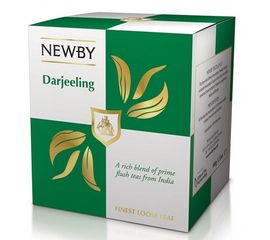 Чай черный Дарджилинг, картонная упаковка 100 г, Newby, фото 1