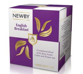 Чай черный Английский завтрак, картонная упаковка 100 г, Newby, фото 1