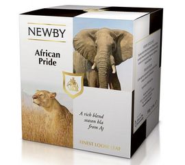 Чай черный Африканская гордость, картонная упаковка 100 г, Newby, фото 1