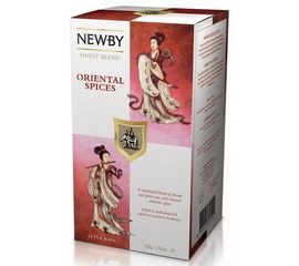 Чай черный Восточные Пряности, 25 пакетиков, Newby, фото 1