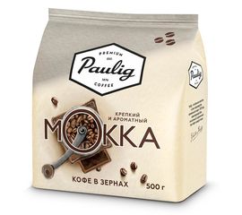 Кофе в зернах Mokka, 100% Arabica, 500 г, Paulig, фото 1