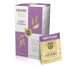 Чай черный English Breakfast, 25 пакетиков, Newby, фото 1