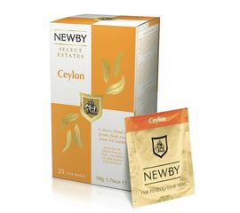 Чай черный Ceylon, 25 пакетиков, Newby, фото 1