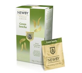 Чай зеленый Green Sencha, 25 пакетиков, Newby, фото 1