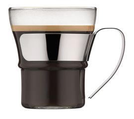 Набор кружек Assam, 2 шт., 300 мл, хром, стекло, Bodum, фото 1
