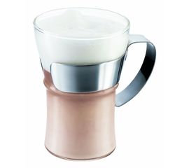 Набор кружек Assam, 2 шт., 350 мл, хром, стекло, Bodum, фото 1