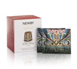 Чай Ройбос Апельсин, 15 пирамидок, Newby, фото 1