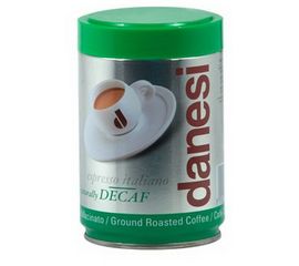 Кофе молотый Decaf (без кофеина), 250 г, Danesi, фото 1