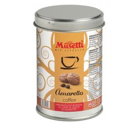 Кофе молотый ароматизированный "Амаретто", 125 г, Musetti, фото 1