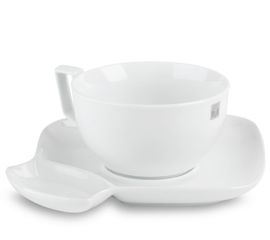 Большая чайная чашка, 300 мл, белая, фарфор, Althaus, фото 1