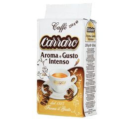 Кофе молотый Aroma e Gusto Intenso, вак.уп. 250 г, Carraro, фото 1