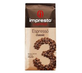 Кофе в зернах Espresso Classic, 200 г, Impresto, фото 1