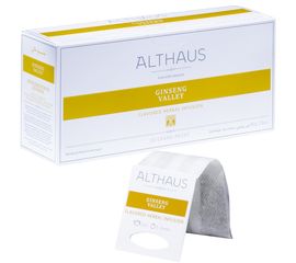 Чай травяной для чайника Ginseng Valley (Женьшеневая Долина), 20 пак., Grand Packs, Althaus, фото 1
