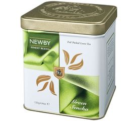 Чай зеленый Зеленая Сенча Классик, ж/б 125 г, Newby, фото 1