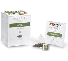 Чай зеленый Grun Matinee (Грюн Матинэ), 15 пирамидок, Pyra-Pack, Althaus, фото 1