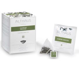 Чай зеленый Jasmine Deluxe (Жасмин Делюкс), 15 пирамидок, Althaus, фото 1