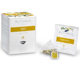 Чай травяной Lemon Mint (Лемон Минт), 15 пирамидок, Pyra-Pack, Althaus, фото 1