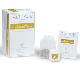 Чай фруктовый Rooibush Strawberry Cream (Ройбуш Клубника со Сливками), 20 пак., Althaus, фото 1