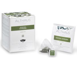 Чай зеленый Sencha Supreme (Сенча Суприм), 15 пирамидок, Althaus, фото 1