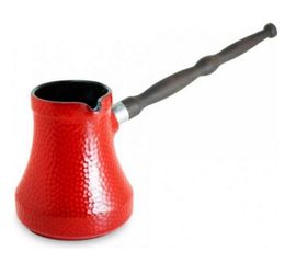 Керамическая турка Ibriks Hammered, 500 мл, красная, Ceraflame, фото 1