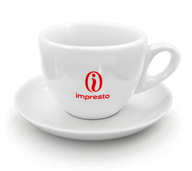 Кофейная пара для капучино, 200 мл, фарфор, Impresto, фото 1