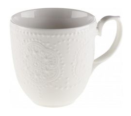 Кружка Vivien, 350 мл, белая, фарфор, Walmer, фото 1