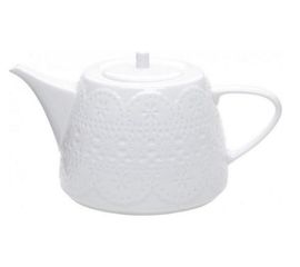 Чайник заварочный Charlotte, 500 мл, белый, фарфор, Walmer, фото 1