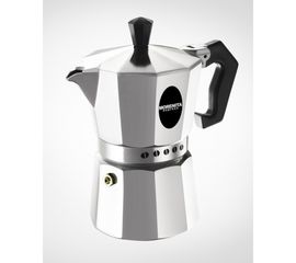 Гейзерная кофеварка MORENITA, на 3 чашки, серебристая, алюминий, Bialetti, фото 1