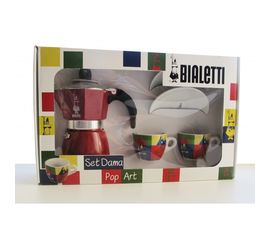 Подарочный набор: DAMA GLAMOUR бордо 3п. + 2 кофейные пары ART, Bialetti, фото 1