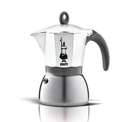Гейзерная кофеварка MOKA INDUZIONE на 6 чашек 360 мл, белая, Bialetti, фото 1