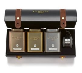 Набор Замечательный «MERVEILLEUX» в футляре: 3 банки по 30г + ситечко, Dammann, фото 1