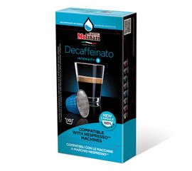 Кофе в капсулах для кофемашин Nespresso Decaffeinated (без кофеина), 10 шт. по 5 г, Molinari, фото 1