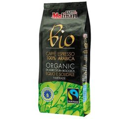 Кофе в зернах «BIO ORGANIC FAIRTRADE», 100% арабика, пакет 0.5 кг, Molinari, фото 1
