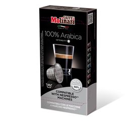 Кофе в капсулах для кофемашин Nespresso 100% Arabica, 10 шт. по 5 г, Molinari, фото 1