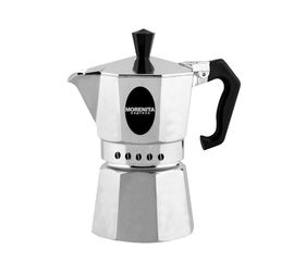 Гейзерная кофеварка MORENITA, на 9 чашек 450 мл, серебристая, алюминий, Bialetti, фото 1