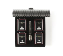 Набор Опера «OPERA» в подарочном футляре: 4 банки чая по 30г и 25г + ситечко, Dammann, фото 1