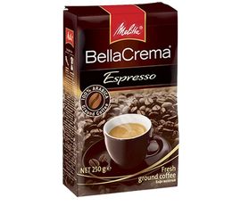 Кофе молотый жареный BellaCrema Espresso, 250 г, Melitta, фото 1