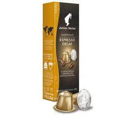 Кофе в капсулах ДЕКАФ без кофеина системы NESPRESSO, 10 шт. по 5,3 г, Julius Meinl, фото 1