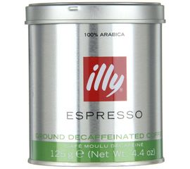 Кофе молотый без кофеина, 125 г, Illy, фото 1