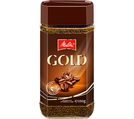 Кофе растворимый сублимированный Gold, 190 г, Melitta, фото 1