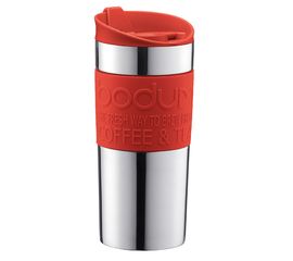 Кружка дорожная Travel, 350 мл, красная, пластик, Bodum, фото 1