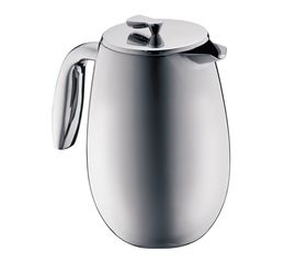 Кофейник с прессом и двойными стенками Columbia, 1 л, матовый хром, Bodum, фото 1
