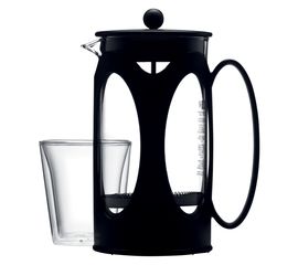 Френч-пресс Kenya, 1 л, черный, стекло, Bodum, фото 1