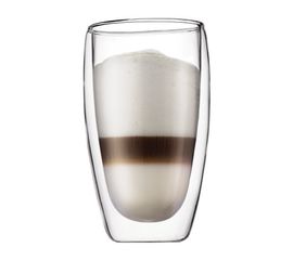 Набор термобокалов Pavina, 2 шт., 450 мл, прозрачные, стекло, Bodum, фото 1