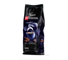 Кофе в зернах Espresso, 80% Арабика / 20% Робуста, 1 кг, Black Professional, фото 1